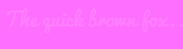 Image with Font Color FF7FFF and Background Color FF6FFF